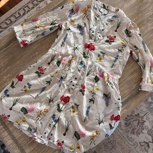 Tuckernuck Floral Button-Front Dress